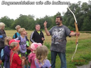Bogenschießen wie die Indianer